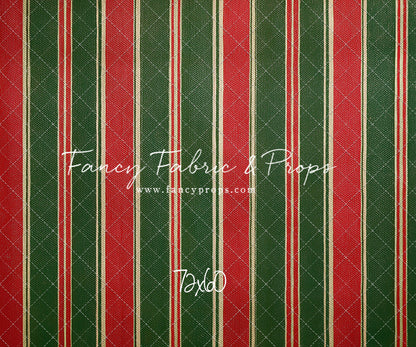 Classic Christmas Stripe - With Sweep Option