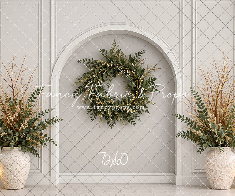 Clean Evergreen Arch - With Sweep Option