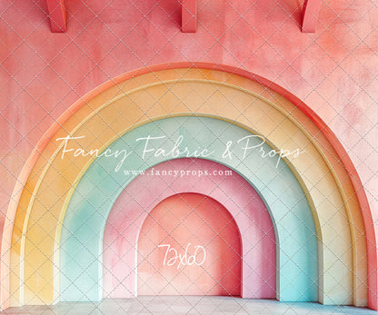 Coral Rainbow Room - With Sweep Option