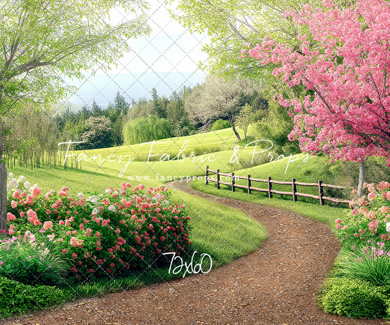 Country Road In Bloom - With Sweep Option