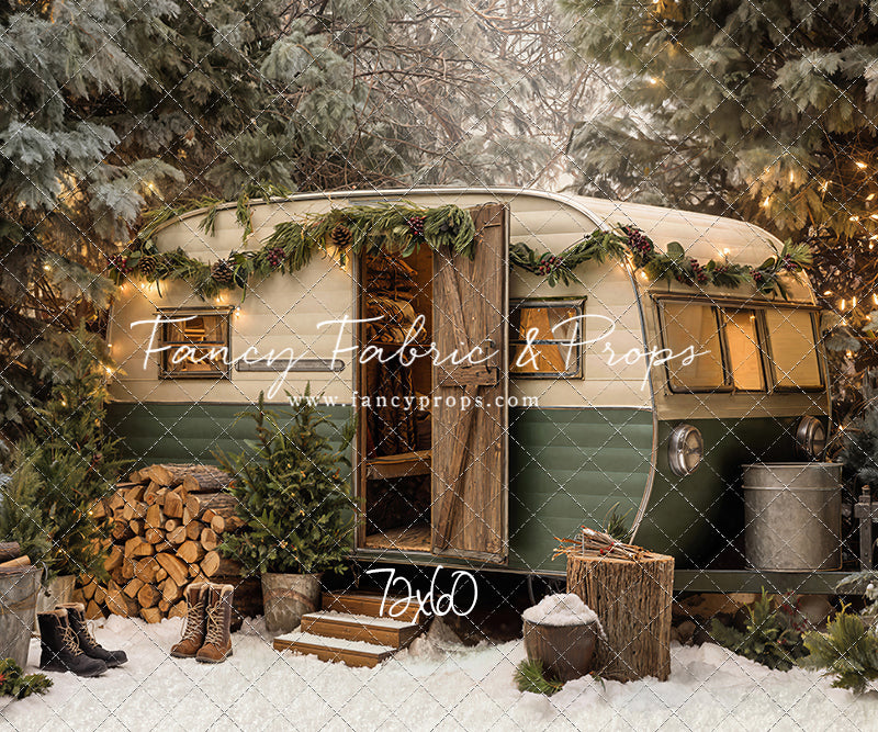 Cozy Camper Christmas - with Sweep Option