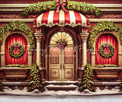 Crimson & Gilt Christmas Emporium - with Sweep Option