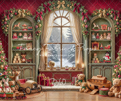 Darling Damask Christmas - with Sweep Option