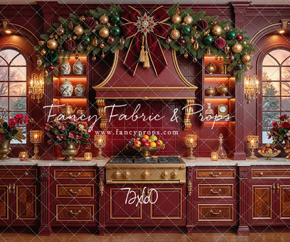 Elegant Scarlet Kitchen - With Sweep Option