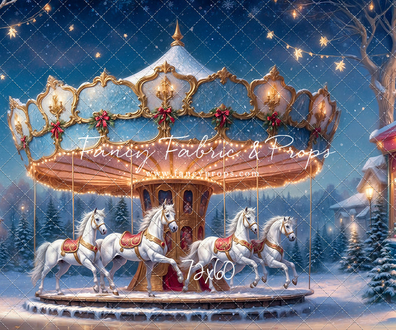 Enchanted Holiday Carousel - With Sweep Option