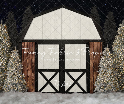 Modern Christmas Barn - No Light