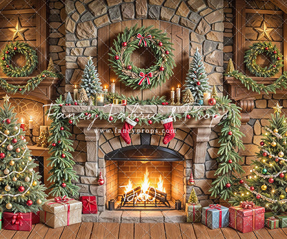 Fireside Christmas Magic - with Sweep Option