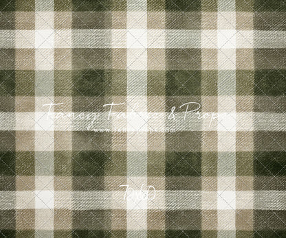 Frosted Pine Plaid - With Sweep Option