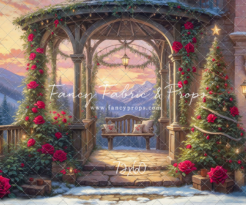 Frosty Rose Pavilion - with Sweep Option