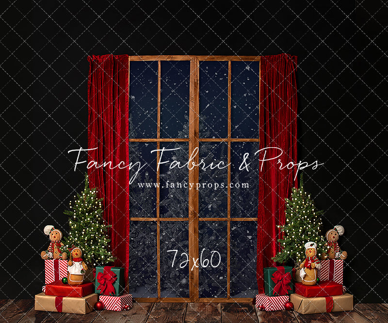 Gingerbread Mantle Window