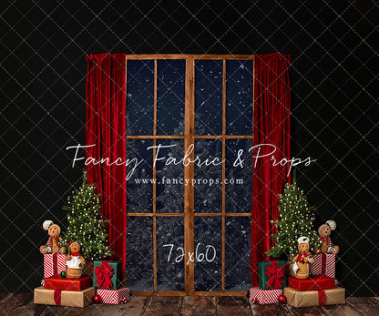 Gingerbread Mantle Window