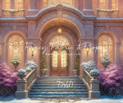 Glistening Snowy Entry - With Sweep Option