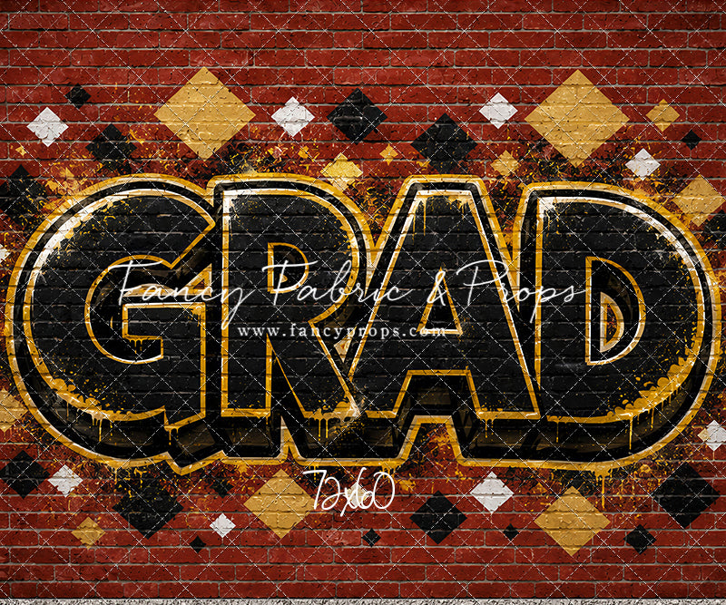 Gold & Black Grad - With Sweep Option