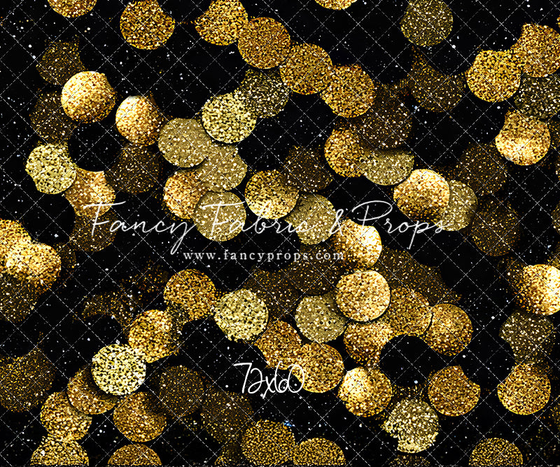 Golden Glam Confetti - With Sweep Option