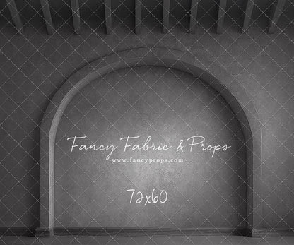 Gothic Gray Archway - Solid Floor - With Sweep Option