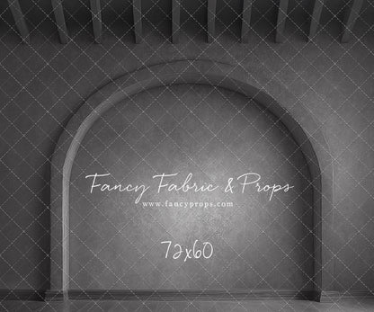 Gothic Gray Archway - Wood Floor - With Sweep Option