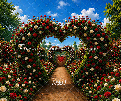 Heart Shaped Garden - With Sweep Option