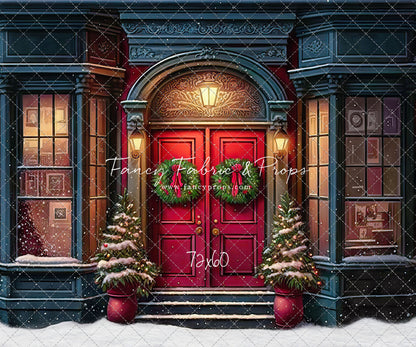 Heartfelt Holiday Home - Red Doors With Snow Floor Option - with Sweep Option