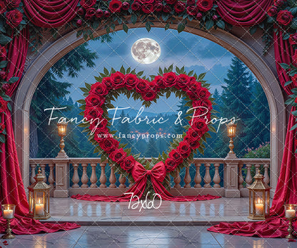 Heart of Roses - With Sweep Option