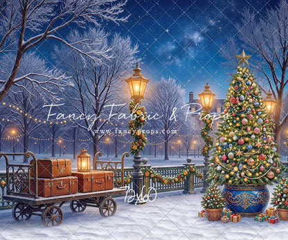 Holiday Train Station - With Sweep Option