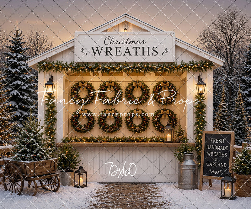 Holly Wreath Stand - with Sweep Option