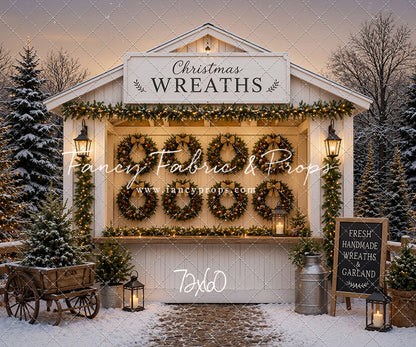 Holly Wreath Stand - with Sweep Option