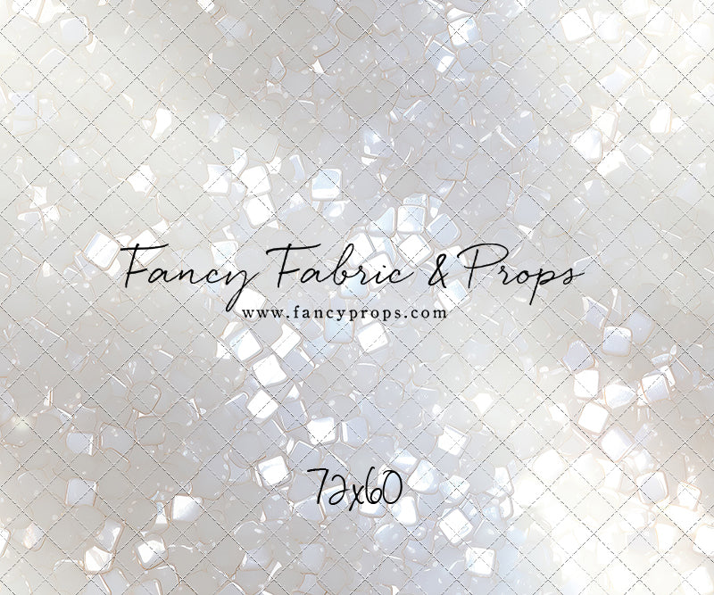 Iridescent White Sparkle