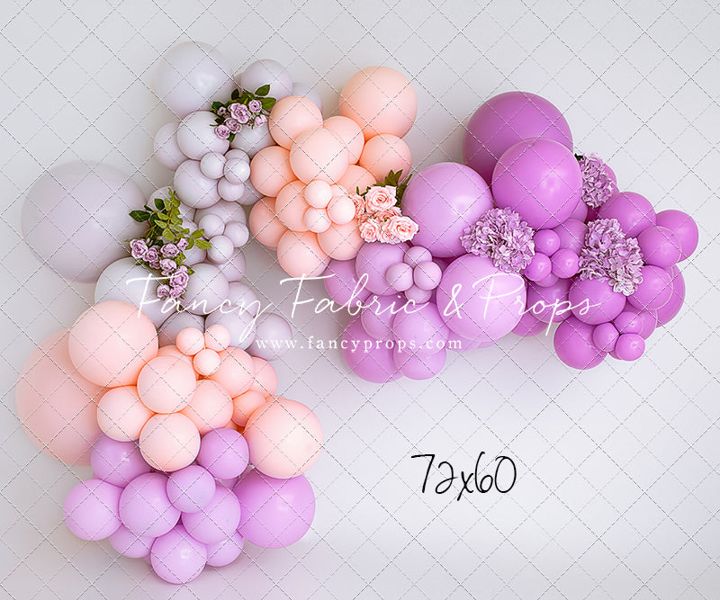 Pretty Magenta Magic Balloon Arch