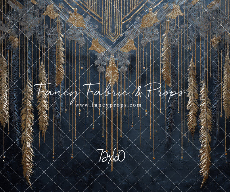 Midnight Feather Cascade - With Sweep Option