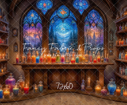 Mystic Potion Emporium - Wood Floor - With Sweep Option