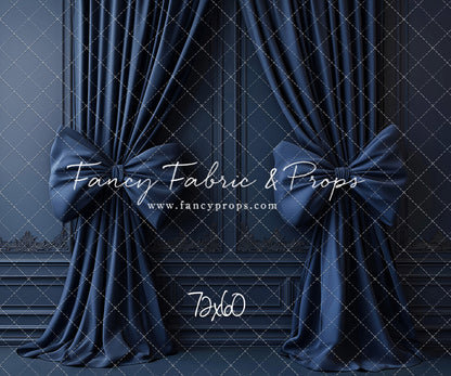 Navy Luxe Bows - With Sweep Option