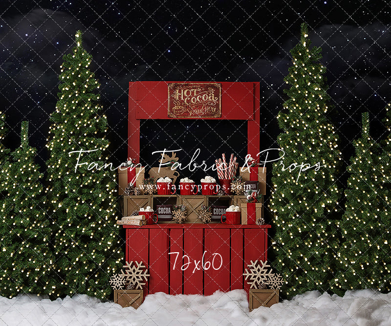 Nighttime Cocoa Stand