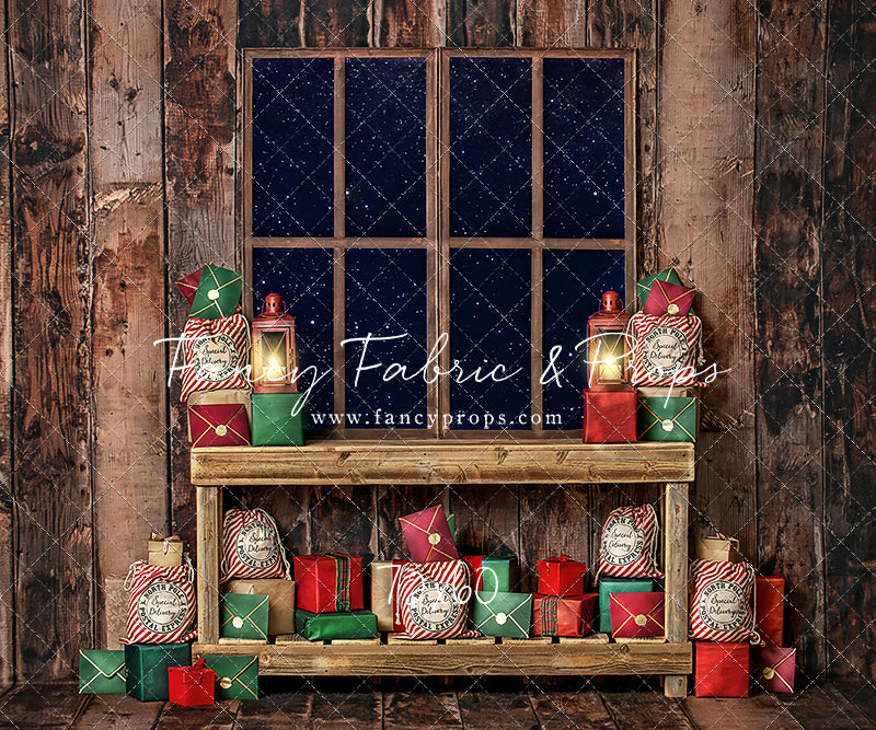 North Pole Mail Room Window