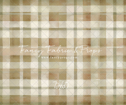 Oatmilk Plaid - With Sweep Option