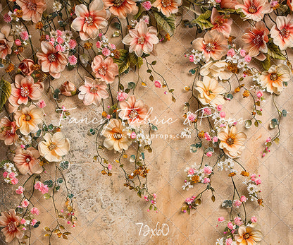 Painted Floral Peach