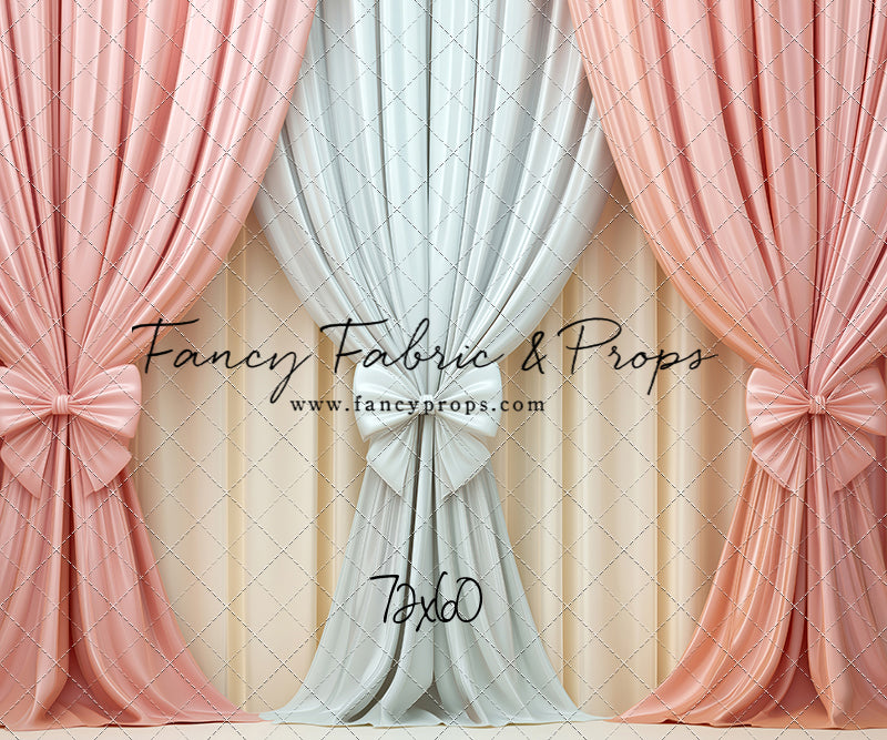 Pastel Bow Swag - With Sweep Option