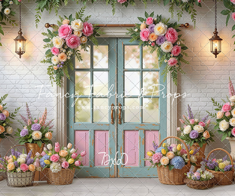 Pastel Garden Doors - With Sweep Option