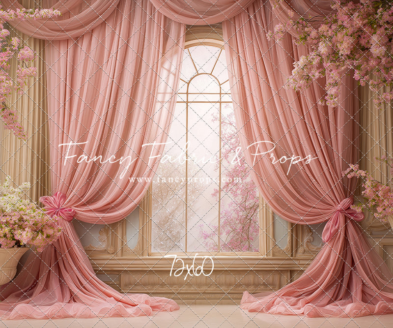 Pink Blossom Parlor - With Sweep Option