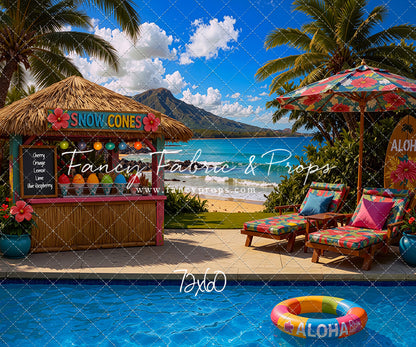 Poolside Snowcones - With Sweep Option