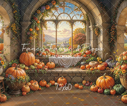 Pumpkin Patch Paradise - With Sweep Option