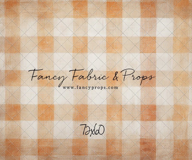 Pumpkin Patch Plaid - With Sweep Option