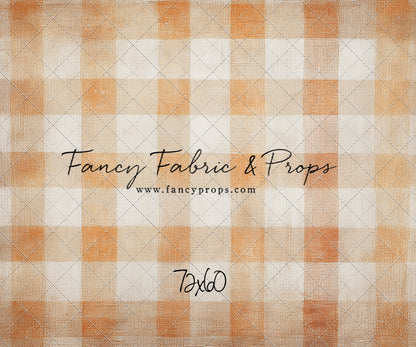 Pumpkin Patch Plaid - With Sweep Option