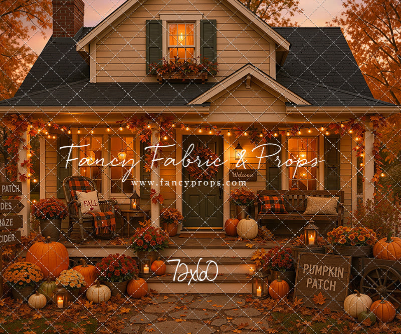 Pumpkin Patch Welcome - With Sweep Option