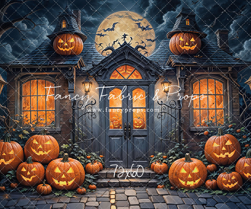 Pumpkin Path to Haunted Manor - With Sweep Option