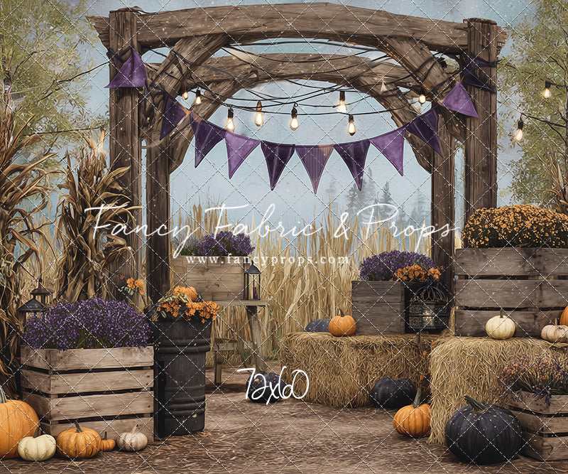 Pumpkin & Plum Harvest - with Sweep Option