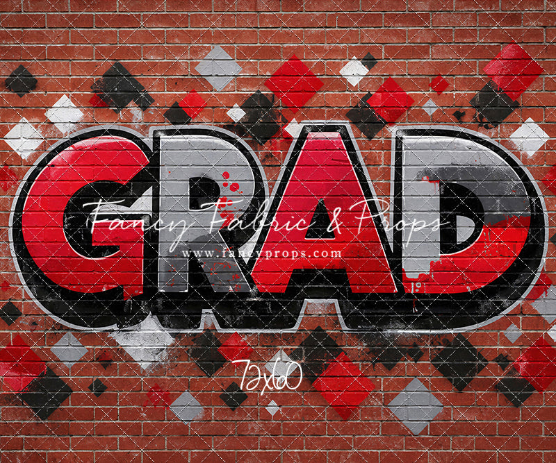 Red, Black & Gray Grad - With Sweep Option