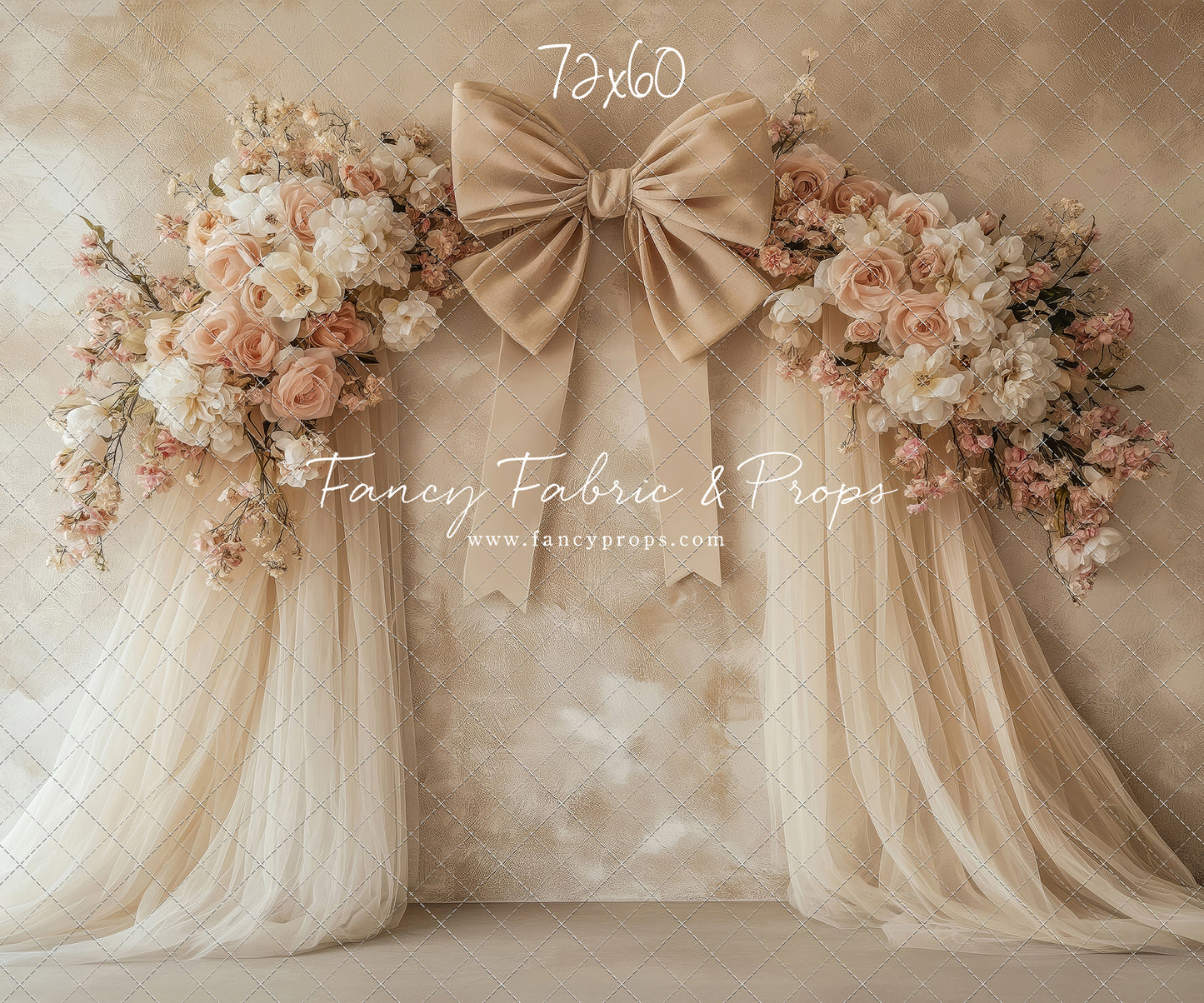 Ribboned Bloom  - With Sweep Option