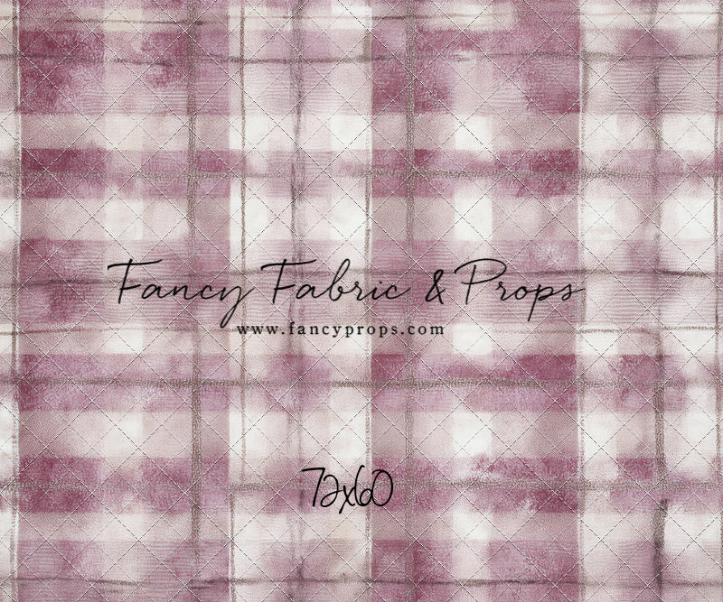 Rose Mist Plaid - With Sweep Option