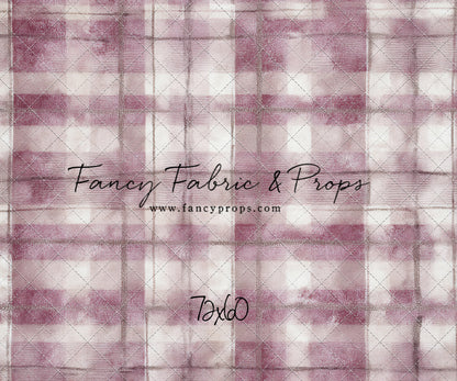 Rose Mist Plaid - With Sweep Option