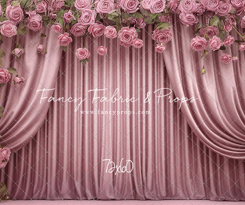 Rose Petal Curtain - With Sweep Option